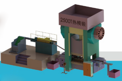 熱模鍛壓力機(jī)與步進(jìn)梁鍛造機(jī)械手完美搭配，實(shí)